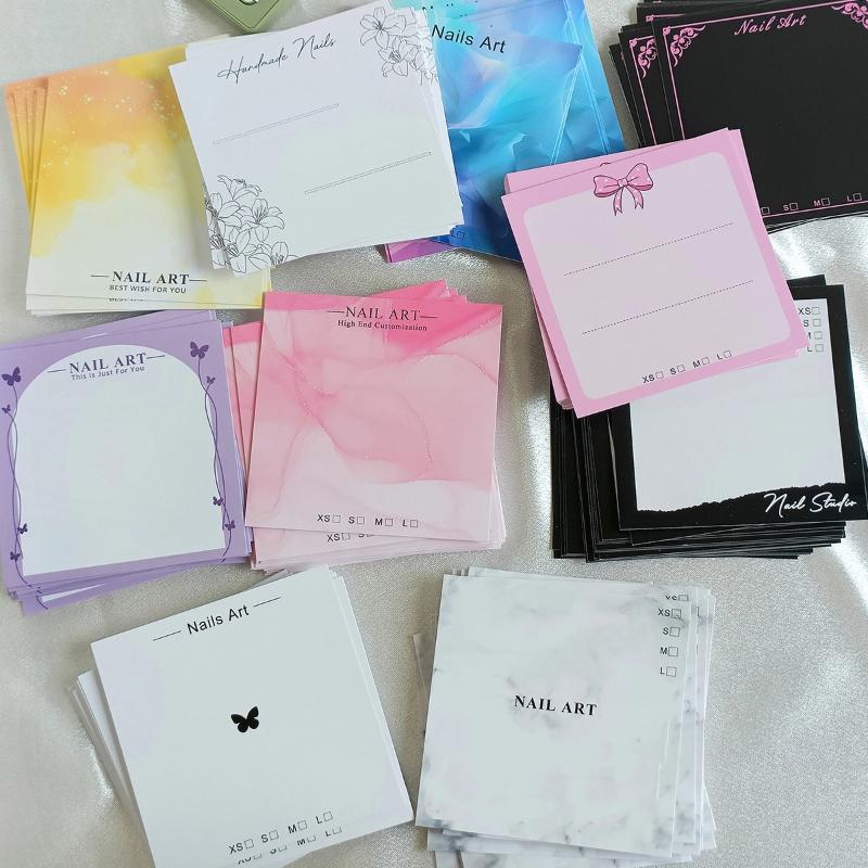 Nail Art Sch - ●20 Sheets Press On Nail Bottom