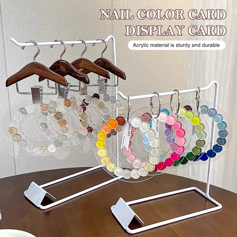 Nail Art Simple - 【B】Nail Swatches Color Card Display Board