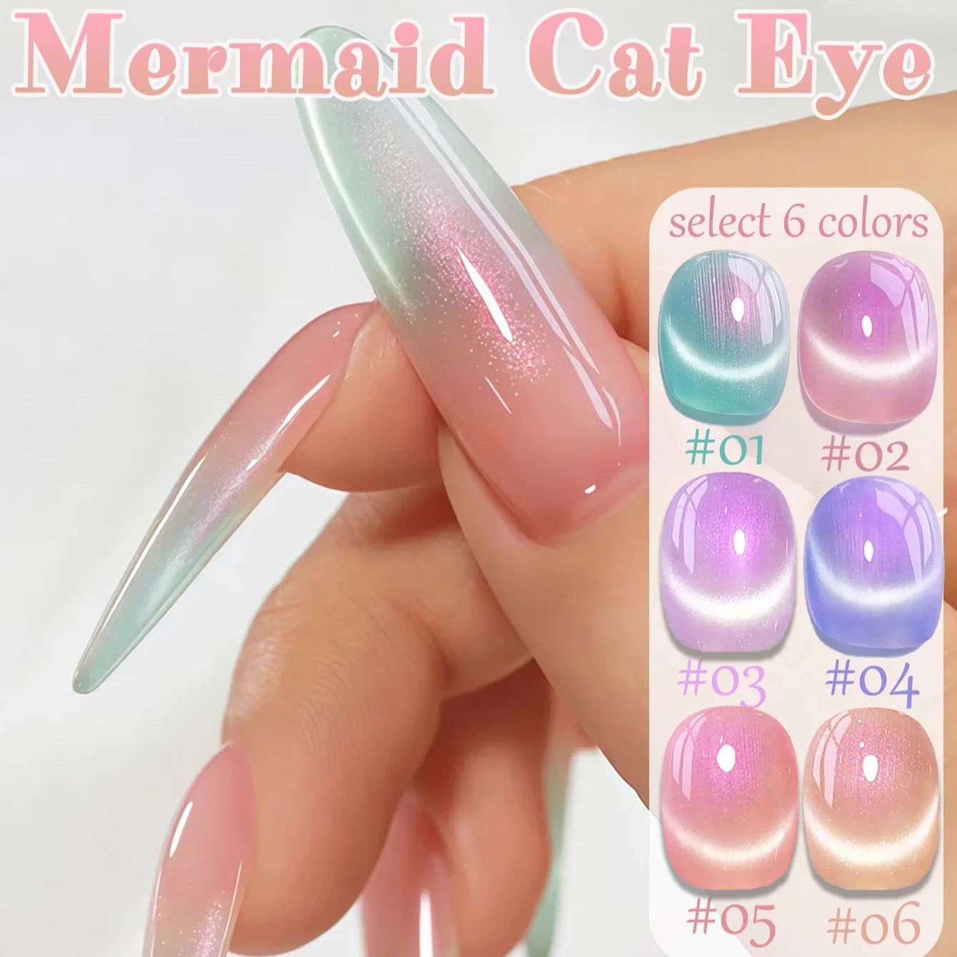 1pcs ZH Summer Charming Mermai - Nail Art Violet review and price
