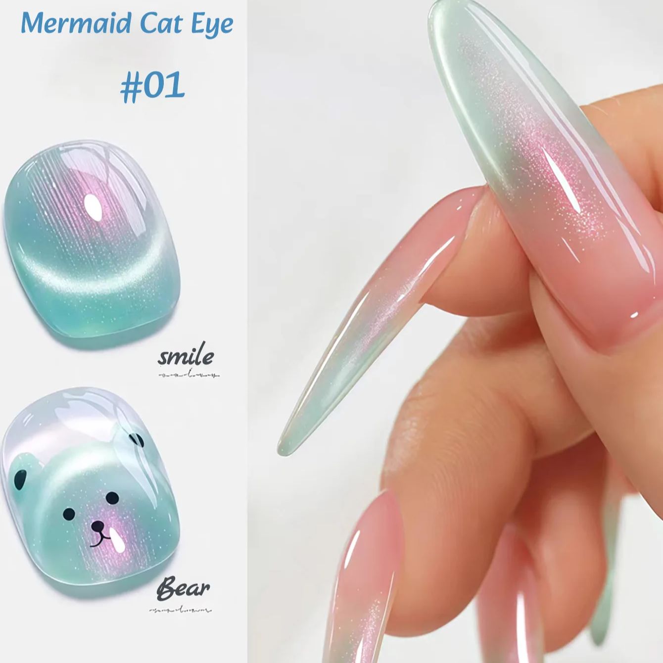 1pcs ZH Summer Charming Mermai - Nail Art Violet review and price
