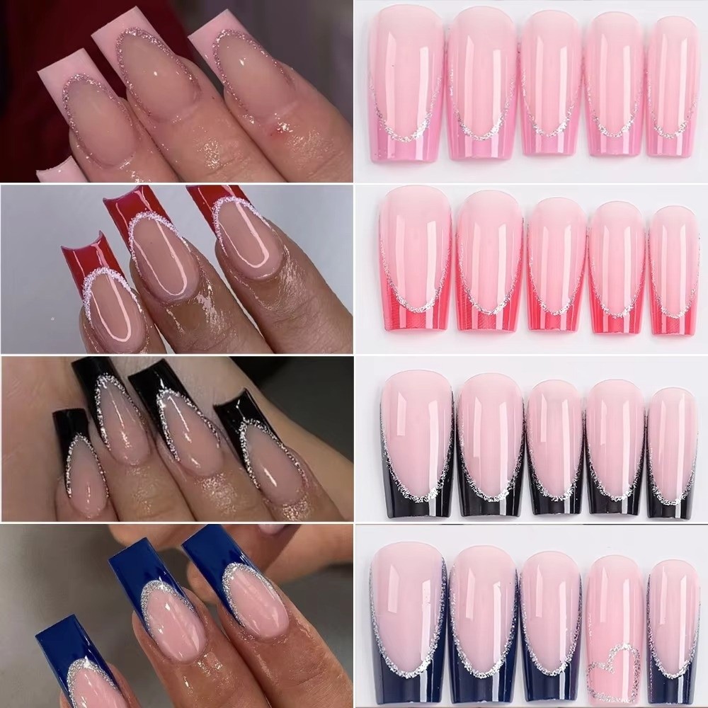 96pcs/Box Square Shape Press O - Nail Art Design review and price