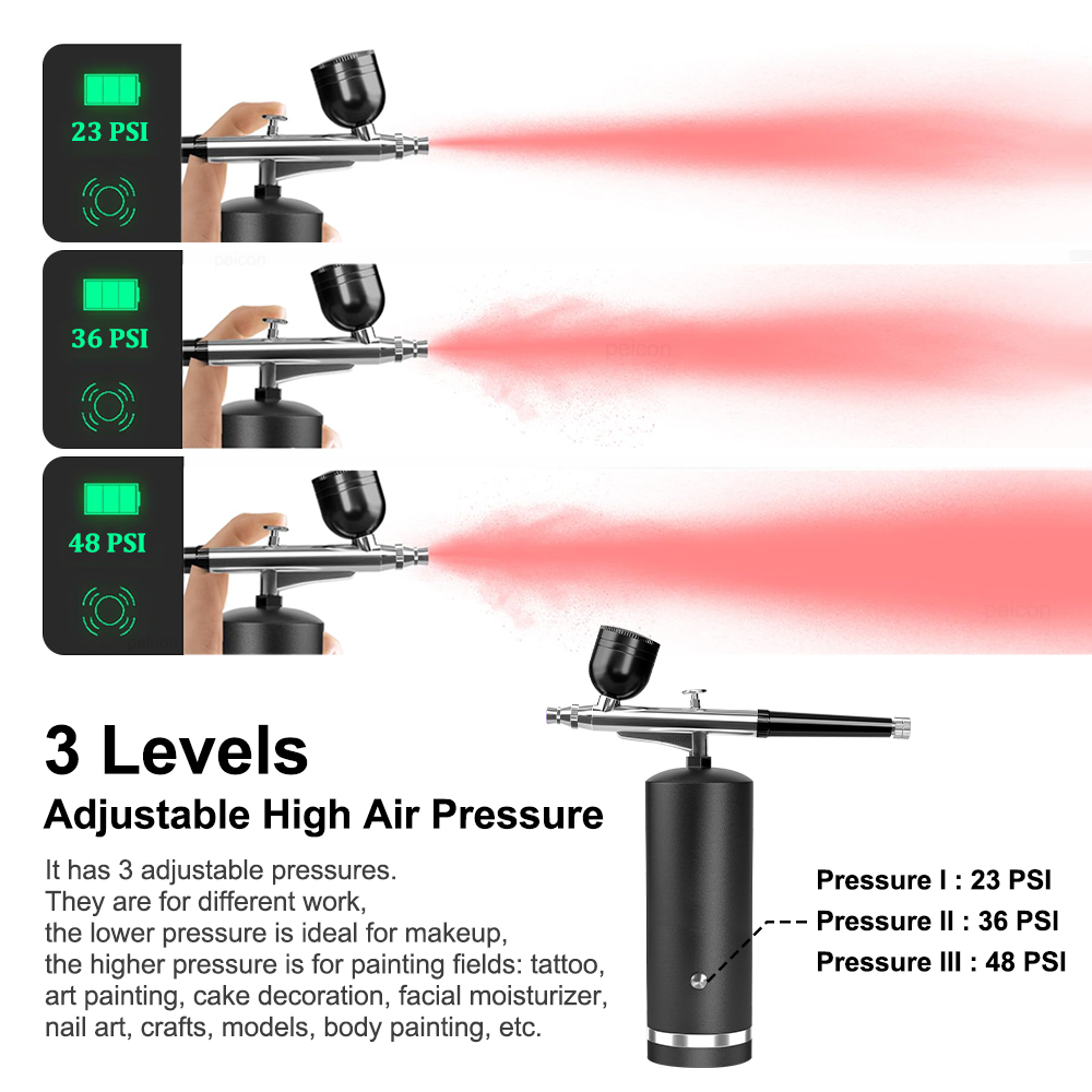 Airbrush with Compressor Recha - Nail Art Simple review and price