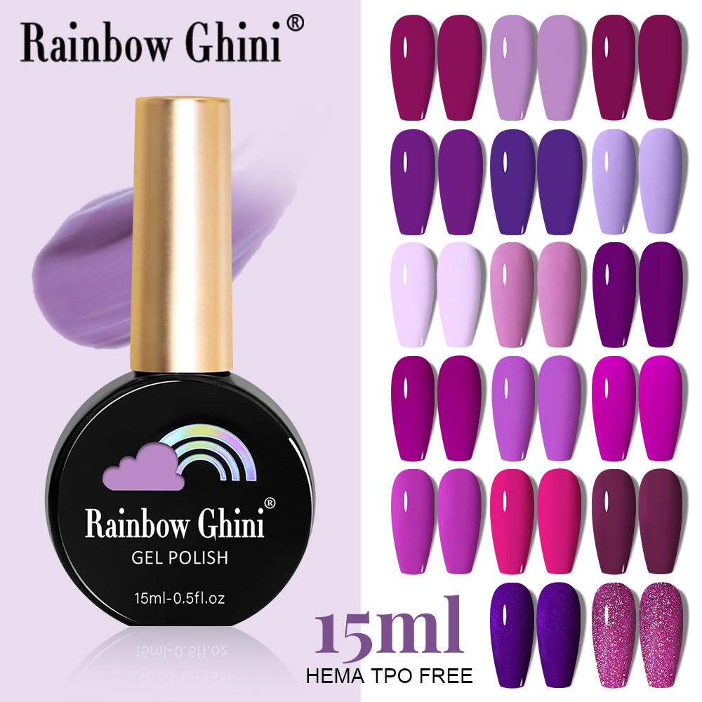 RG 15ml 17 Colors Purple Serie - Nail Art Violet review and price