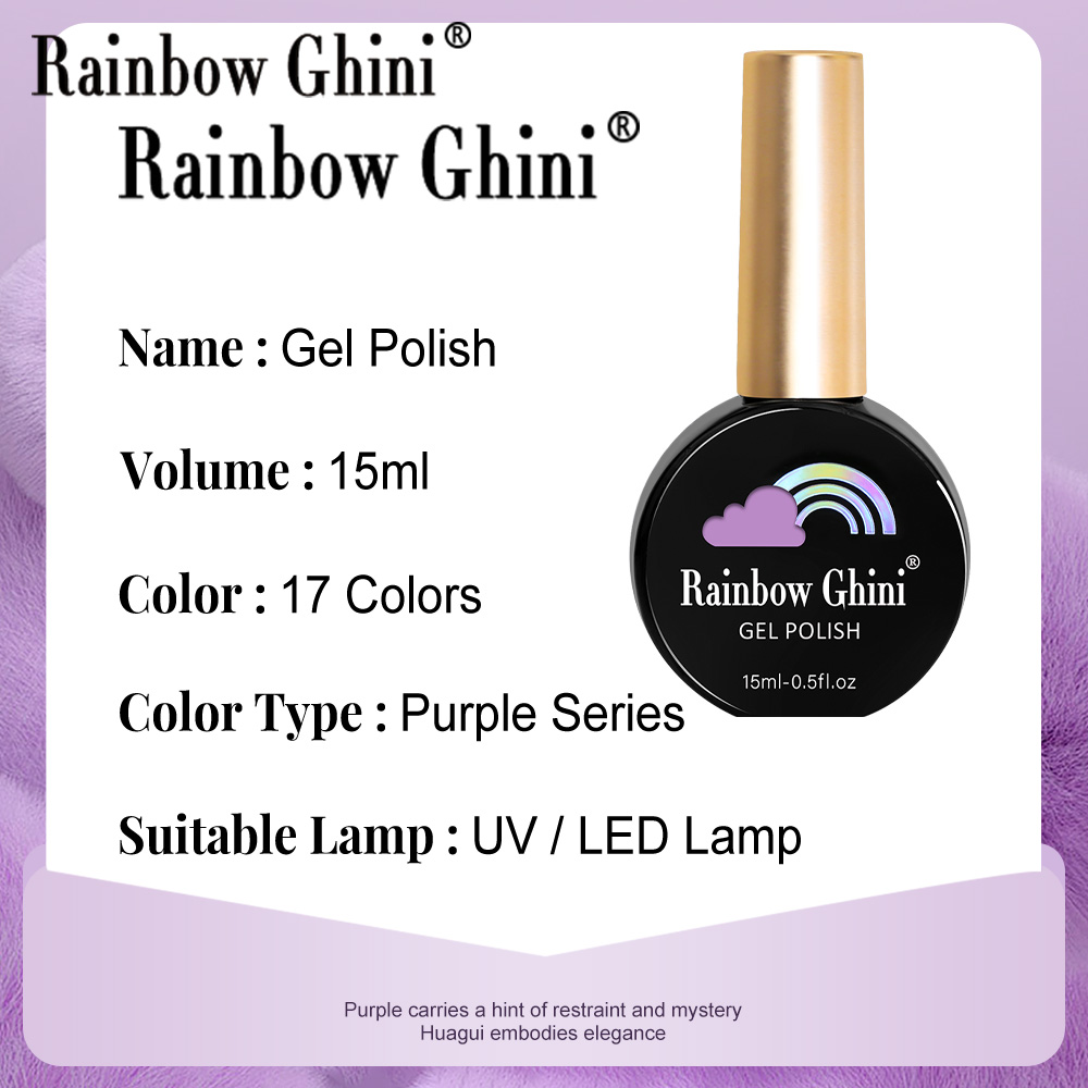RG 15ml 17 Colors Purple Serie - Nail Art Violet review and price