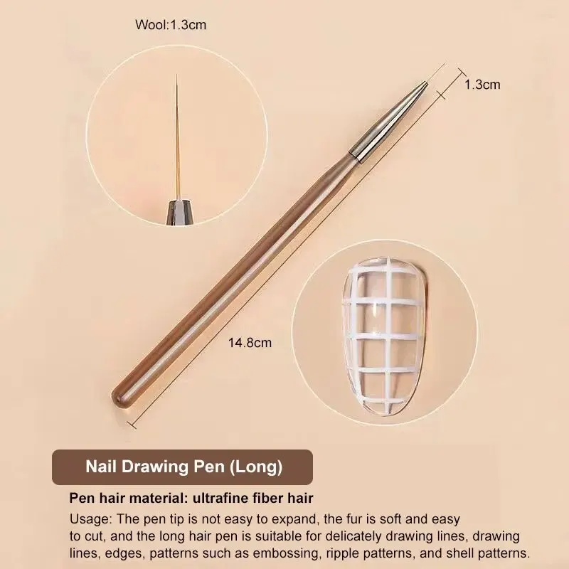 9Pcs Multi Head Nail Art Brush - Nail Art Sch review and price