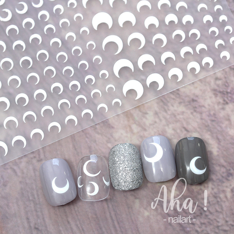1pcs 3D Japanese Kawaii Moon D - Nail Art Maroon review and price