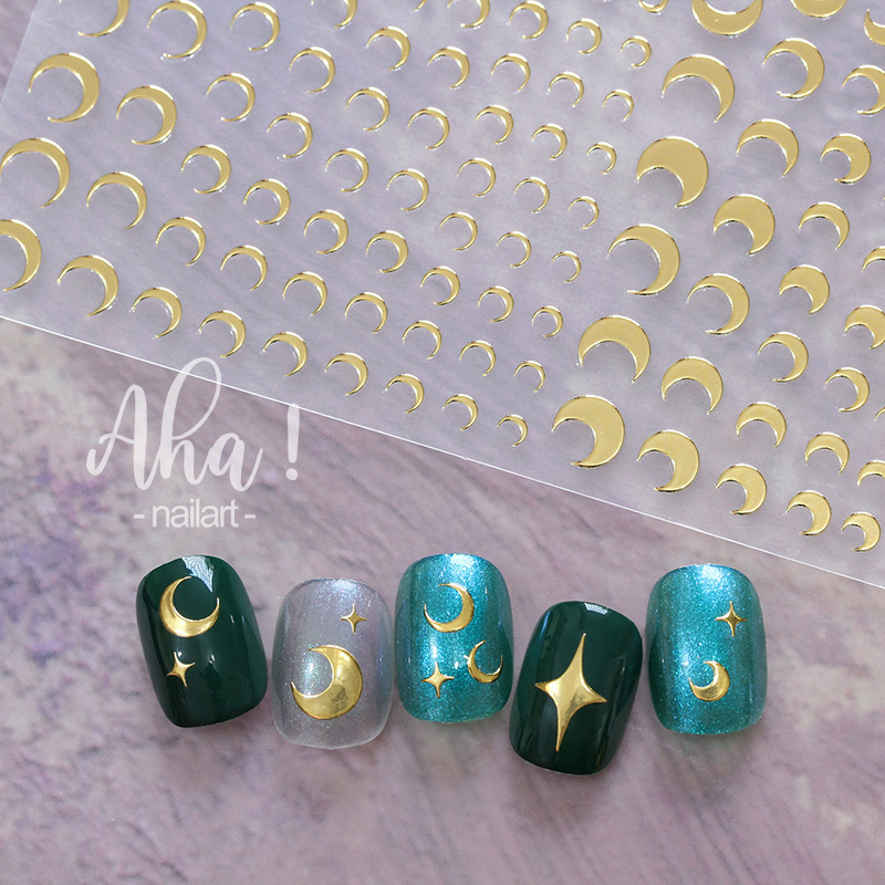 1pcs 3D Japanese Kawaii Moon D - Nail Art Maroon review and price