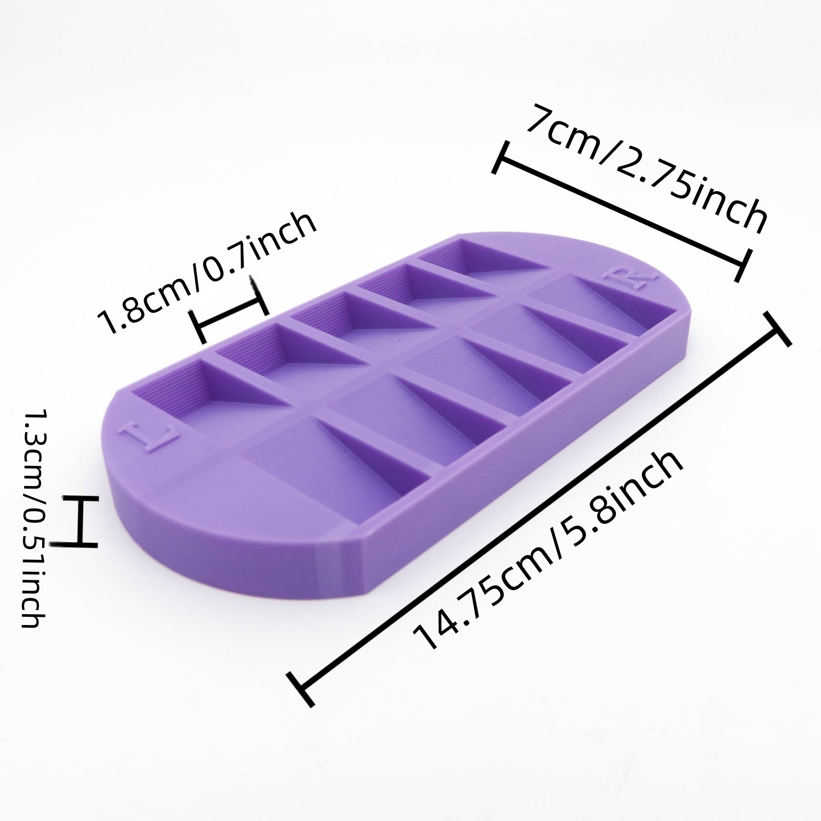 8 Grids Nail Tip Storage Tray  - Nail Art Sch review and price