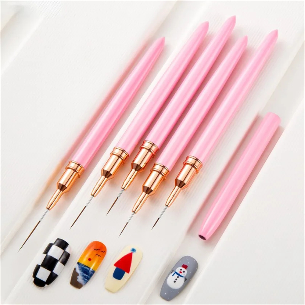 5pc/1set Nail Art Liner Brushe - Nail Art Simple review and price