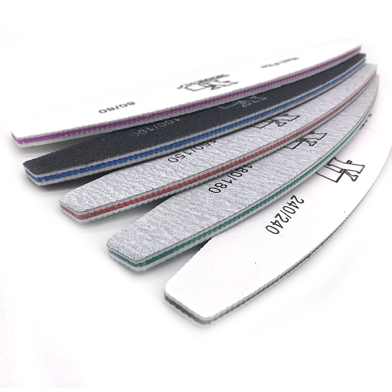 2/5pcs/lot Moon Nail File Mix  - Nail Art Maroon review and price