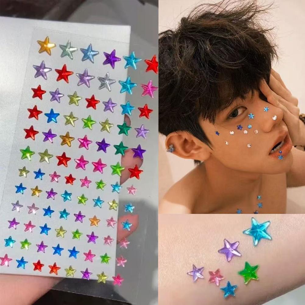 Self-Adhesive Face Rhinestones - Nail Art Design review and price