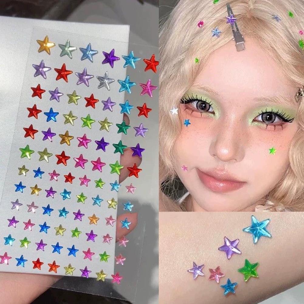 Self-Adhesive Face Rhinestones - Nail Art Design review and price