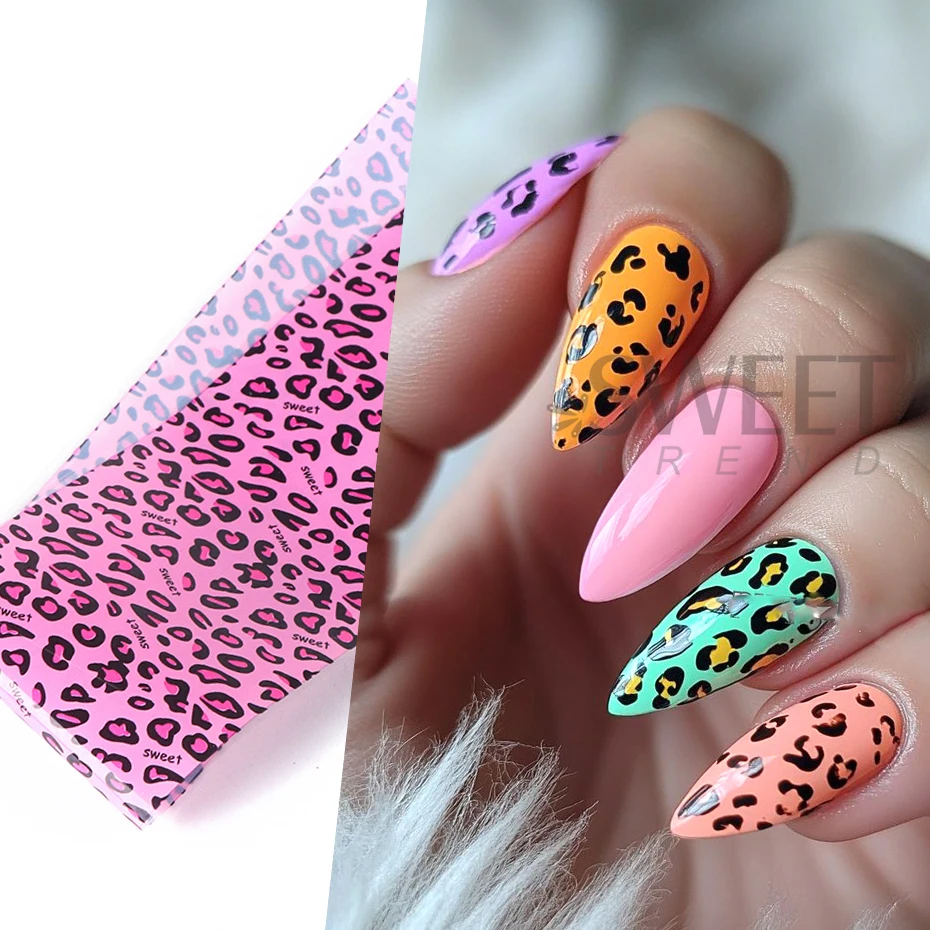 10pcs Colorful Leopard Print N - Nail Art Zebra review and price