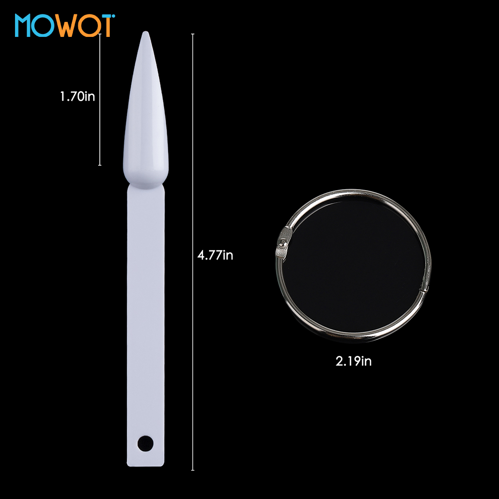 MOWOT 40pcs Stiletto Nail Disp - Nail Art Sch review and price