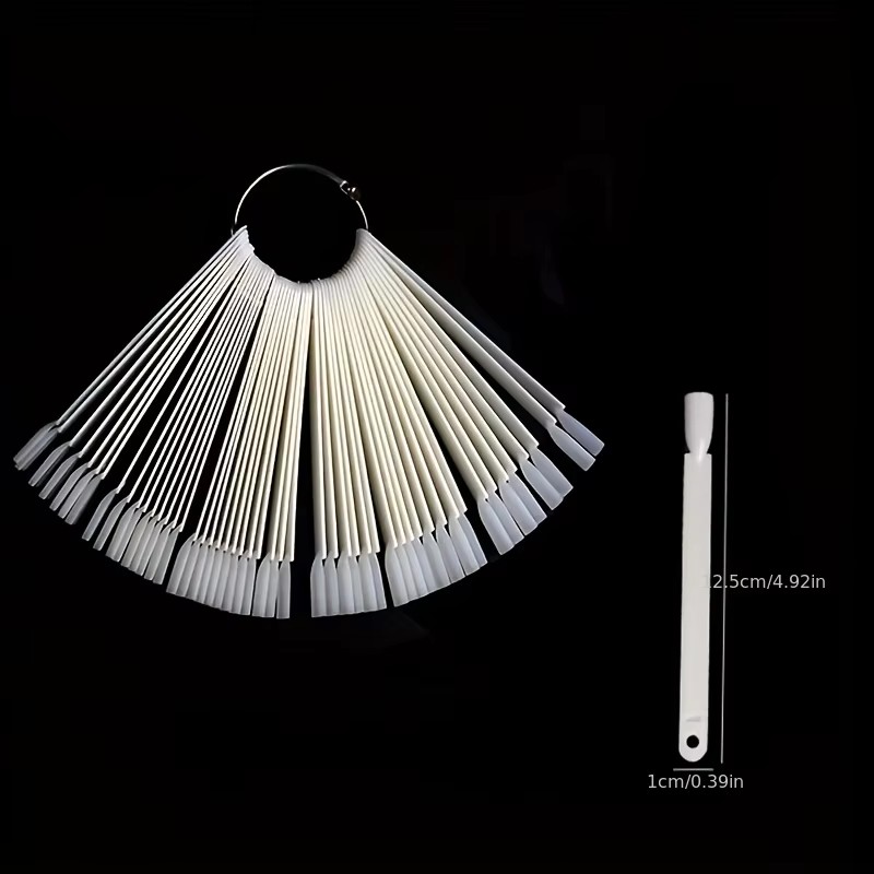 50 Nail Sample Sticks with Rin - Nail Art Sch review and price