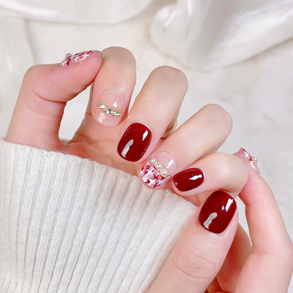 10pcs Short Square Round Handm - Nail Art Design review and price