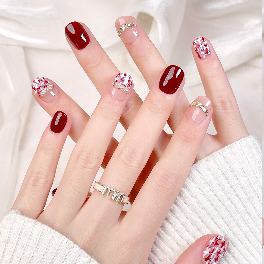 10pcs Short Square Round Handm - Nail Art Design review and price
