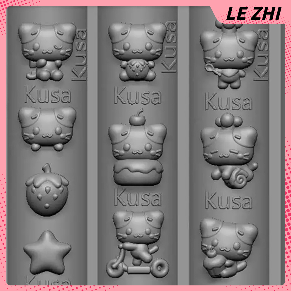 1Pcs Cartoon Kawai Cat Handmad - Nail Art Strawberry review and price